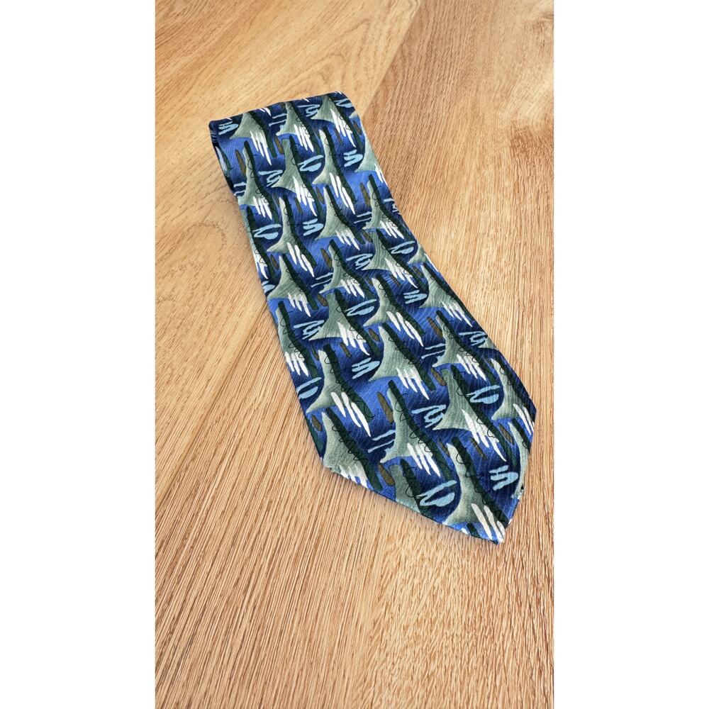 Jerry Garcia Duckworm Alarm Collection Fourteen Silk Tie 1990s